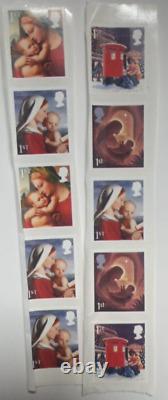 200 x 1st Class Unfranked stamps Peel & Stick