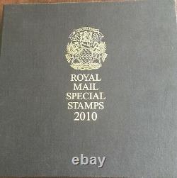 2010 Royal Mail Special Stamps Year Book. Limited Leather Bound Edition