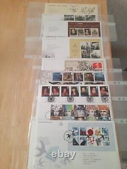 2010 Year Set Royal Mail Commemorative FDC Addressed Special HandStamped FDI