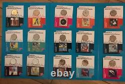 2012 Royal Mint / Mail Olympic 50p Fifty Pence Full Set 30 Coins / Stamps BUNC