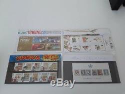 2012 Year Set of 15 Royal Mail Stamp Presentation Packs in display box, good con