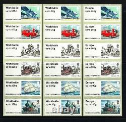 2016 Post & Go FS151/156 Stampex Heritage Transport Collectors set x 36 stamps