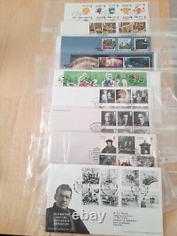 2016 Year Set Royal Mail Commemorative FDC's, Addressed Special HandStamped FDI