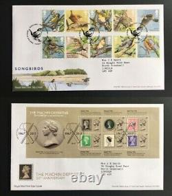 2017 GB Collection of 17 Typed Address Royal Mail FDC's All Tallents House