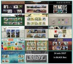 2017 Royal Mail Year Set of 14 Presentation Packs No. 536- 549 in Special Box