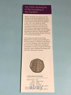 2019 50p Kew Gardens Fifty Pence COIN GENUINE from Royal Mail Set UK BUNC