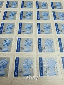 25 x £6.85 100g Special Delivery Stamps worth £171.25 @ 20% DISCOUNT ROYAL MAIL