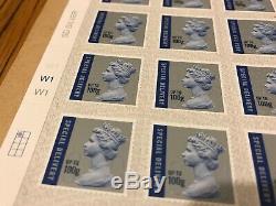 25 x GB Royal Mail Special Delivery 100g Stamps 2019 Face Value £165
