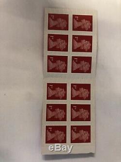 26 Books Of 12 = 312 Stamps, New First 1st class Stamps Royal Mail Self Adhesive
