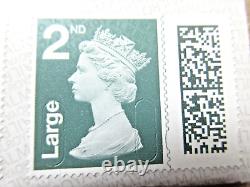 2nd Class Large Letter Postage Stamps 100% Genuine Royal Mail FREE POSTAGE