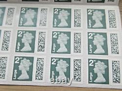 2nd Class Large Letter Postage Stamps 100% Genuine Royal Mail FREE POSTAGE