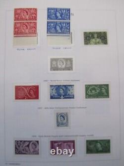 3 Royal mail stamp albums 1957 2001 mint stamps. Lovely collection