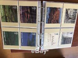 3 royal mail postcard albums w 571 PHQ cards from 1986 2004 complete sets