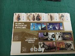 476 GB Unmounted Mint Stamps 2012 year Set Commemoratives & 3 x Miniature Sheets