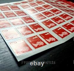 4 x 50 (200) BRAND NEW Royal Mail 1st class LARGE LETTER STAMPS