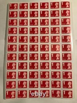 500 X 1st Class Large Letter New Royal Mail Stamps Self Adhesive FAST POSTAGE