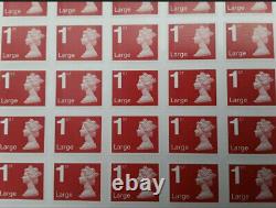 500 X 1st Class Large Letter Royal Mail Stamps New Self Adhesive FAST & FREE