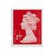 500 red 1st Class Unfranked Postage Stamps Off Paper No Gum Security FV £325