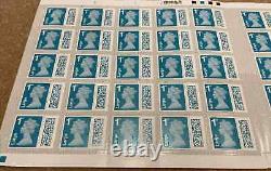 50 Royal Mail 1st First Class Large Letter Stamps New Barcoded Genuine