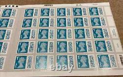 50 Royal Mail 1st First Class Large Letter Stamps New Barcoded Genuine