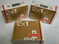 600 1st Class Stamps Gold Royal Mail Booklets 50 by 12 Sealed and Brand New