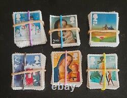 600 2nd class stamps Unfranked off paper without Gum