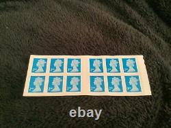 600 x Brand New (50 Books x 12) 2nd Class Stamps free postage Royal Mail