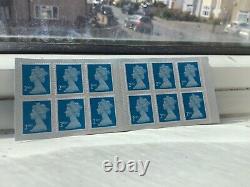 600 x Brand New (50 Books x 12) 2nd Class Stamps free postage Royal Mail Stamps