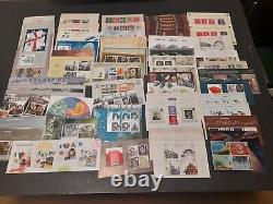 63 x MINT GB Miniature Stamp Sheets Job Lot MNH
