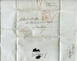 6 May 1840 prepaid entire Lancaster, Yealand-Conyers Penny Post
