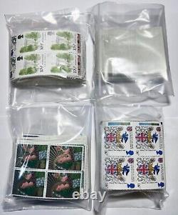 £789.58 Face Value unused decimal stamps with full gum sorted in blocks of 4