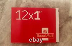 84 BOOKLETS X1000 1st Class Security Unfranked Royal Mail Stamps Self Adhesive