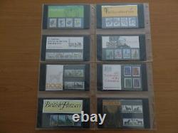 ALBUM of 76 X 1971 to 1981 SMALL DECIMAL PRESENTATION PACKS IN MINT CONDITION