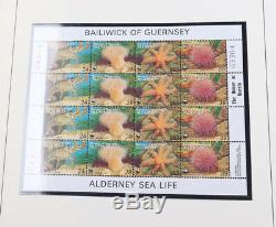 Alderney 1983 bis 2008 wunderschöne postfrische Sammlung + Kleinbogen und MH