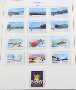 Alderney 1983 bis 2008 wunderschöne postfrische Sammlung + Kleinbogen und MH