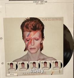 All 4 David Bowie Fan Sheet Stamps Sheets UNM