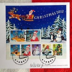 Axel Scheffler Signed Royal Mail Christmas 2012 FDC Limited Edition of 90