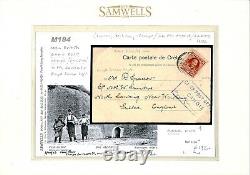 BRITISH FORCES CRETE Camp Post Office Candia Cachet Postcard 1906 M184