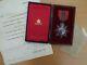 Boxed Imperial Service Medal. Star Shaped. Cheltenham Post office