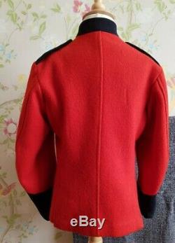 Brilliant Post WW2 Queen Victoria School QVS Childs Scarlet Uniform & Stand