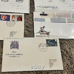 Britain Royal Mail Covers Lot Golden Jubilee, Circus, Sailing Queen Elizabeth II