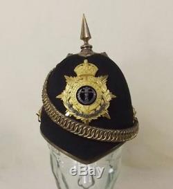British Post 1902 Middlesex Regiment Officers Home Service Spikehelmet