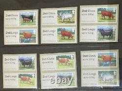 CATTLE set of 12 as 6 2nd/2nd LARGE Collector Strips POST GO + RECEIPT