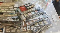 Collection of gb royal mail presentation packs 124 plus 2 pay and go packs