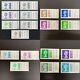Colour Named Margin FULL 18 SET Barcode Definitive Stamps Machin QE2 GB Last One