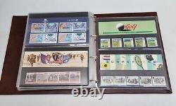 Complete Stamp Collection 1989 1994 GB Presentation Packs (56). Mint, In Album