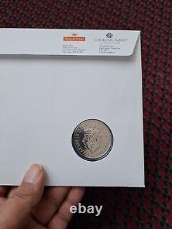 Coronation King Charles III Stamps & £5 BU Coin Cover by Royal Mail / Royal Mint