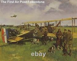 Cuneo Fine Arts First Air Post in Folkestone Signed