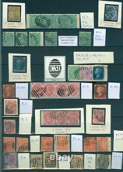 Danish West Indies 1865-79 BRITISH POST OFFICE C51&others specialized coll. Rare