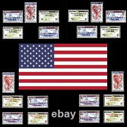 Emergency Strike Mail 1971 opt on Lundy Collection cpl 25 different sets